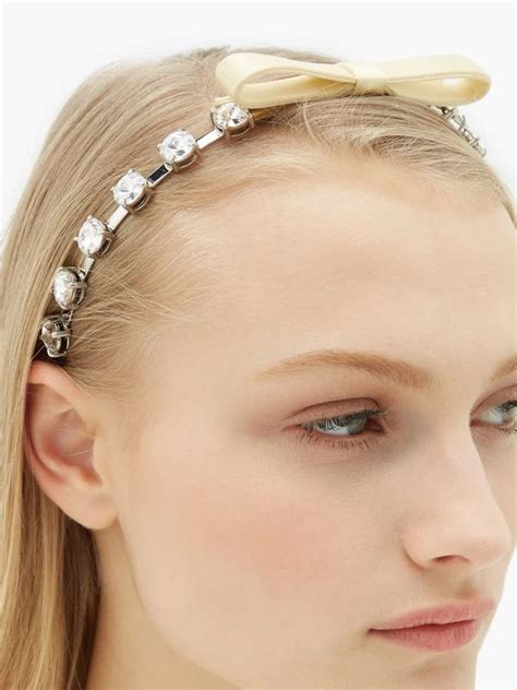 miu miu headband haerin|miu hair clips.